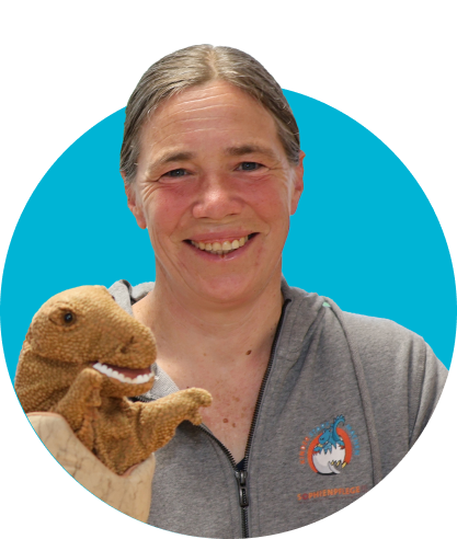 Nelli Thiess mit Dino